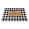 First Concept First Concept 18 in. W X 30 in. L Black/White Checkers Welcome Coir Door Mat FC-72026 - alternate 4